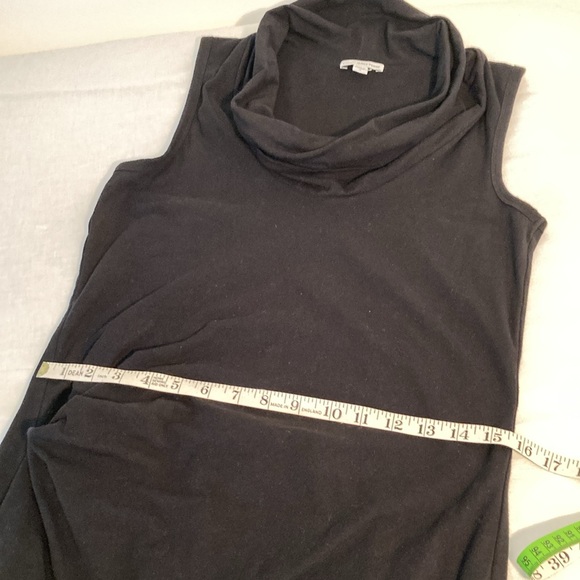 James Perse cowl sleeveless cinched maxi dress 4 black - Picture 11 of 16